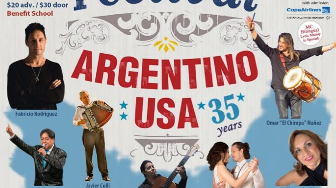 Fabricio Rodríguez en el Festival Argentino USA 2022