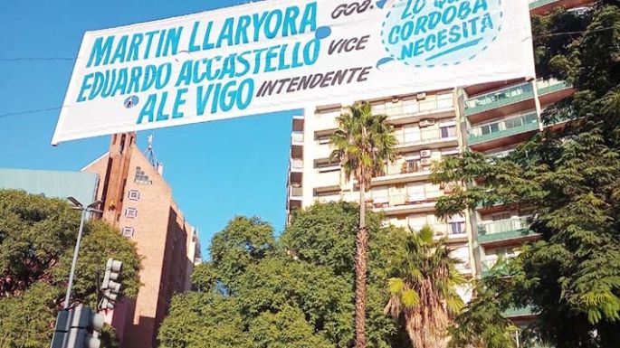 Accastello repudió una pancarta con su apellido