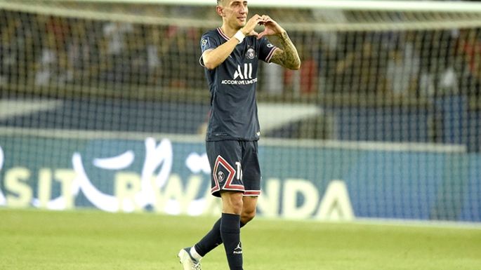 Goleó el PSG en la despedida de Di María
