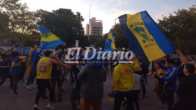 [GALERÍA DE FOTOS] Los hinchas de Boca coparon el centro de la ciudad