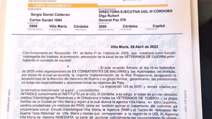 Nuevo reclamo por el servicio de odontología para los veteranos