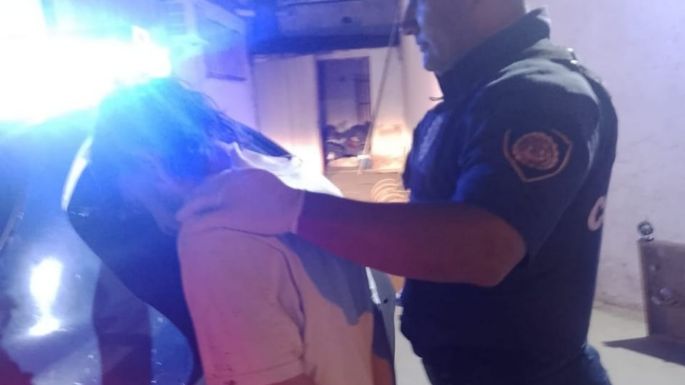 Preso por pegarle a su padre