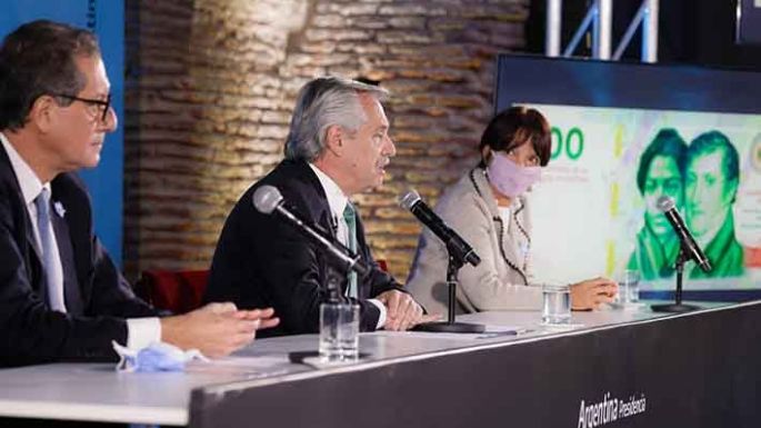 Presentaron los nuevos billetes