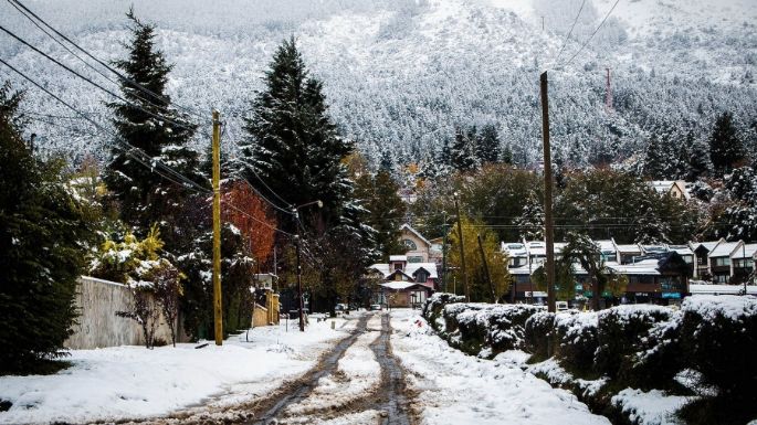 Bariloche recibió su primera nevada de otoño