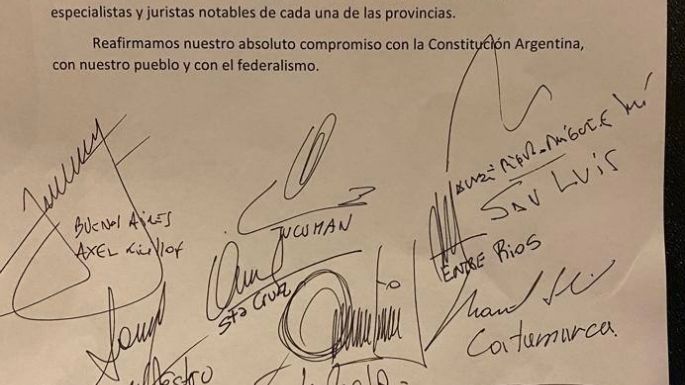 Dieciséis gobernadores pidieron una Corte Suprema "federal"