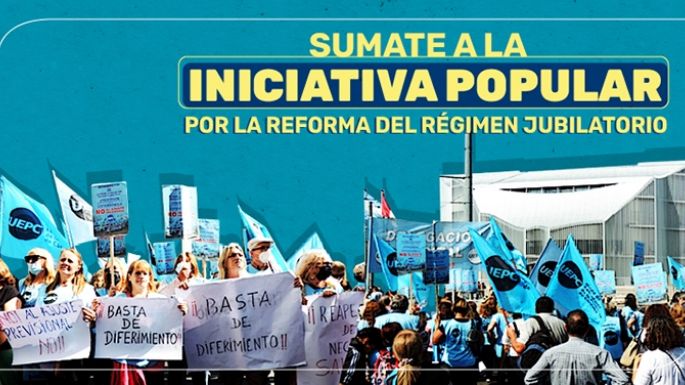 Jubilados apoyan el reclamo docente