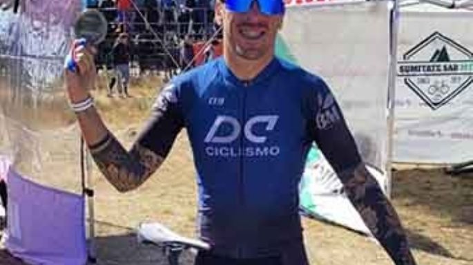 Damián Casenave fue el más destacado entre un numeroso grupo de ciclistas locales
