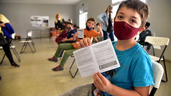 Chicos de entre 5 y 11 años ya se pueden dar la dosis de refuerzo