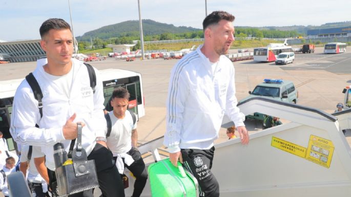 La Selección llegó a Londres para enfrentar a Italia en la "Finalíssima" 