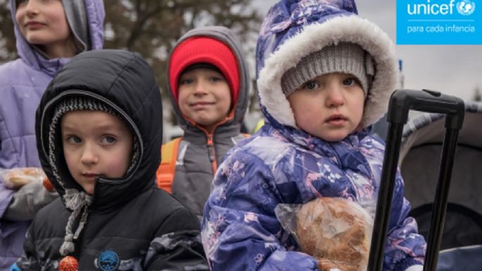 Unos 5,2 millones de niños precisan ayuda humanitaria por la guerra en Ucrania
