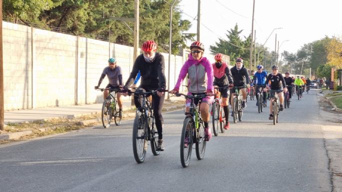 Participaron más de 200 ciclistas