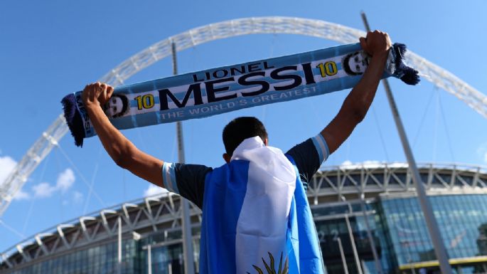 AHORA - Argentina ya juega la "Finalissima" ante Italia