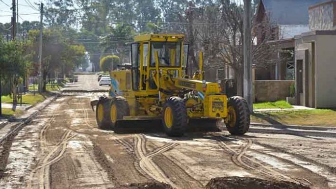 Pavimentan la calle Sargento Cabral