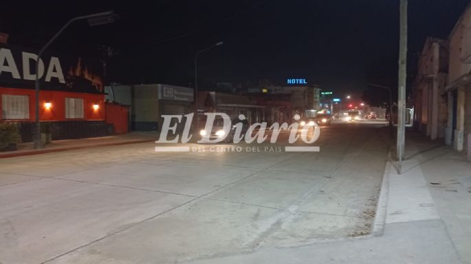 Comenzaron a transitar por la zona repavimentada del bulevar Alvear
