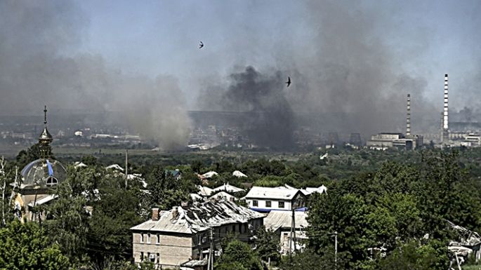 Intenso bombardeo ruso a la capital de Ucrania