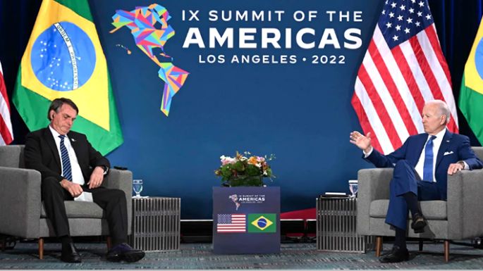 Bolsonaro, “maravillado” con Biden