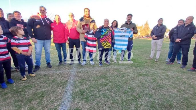 San Martín RC le realizó un emotivo reconocimiento a Lolo Bello