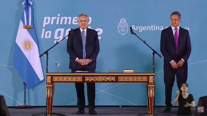 Scioli juró como ministro de Desarollo Productivo