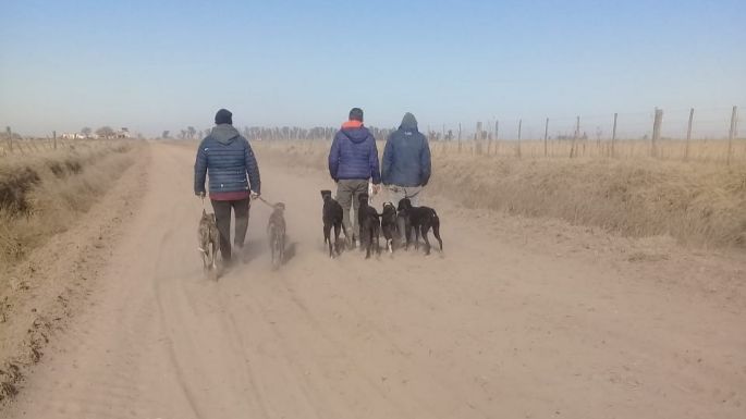 Los engancharon haciendo actividades de caza entre Ausonia y Villa Nueva