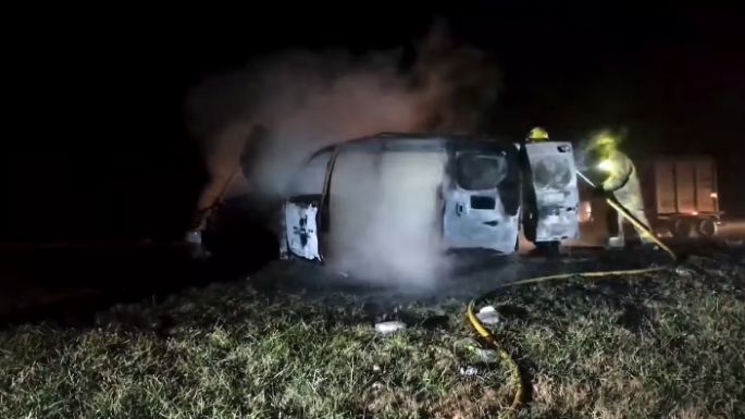 [Video] Dos familias de Villa María y Oliva chocaron contra caballos y se salvaron milagrosamente