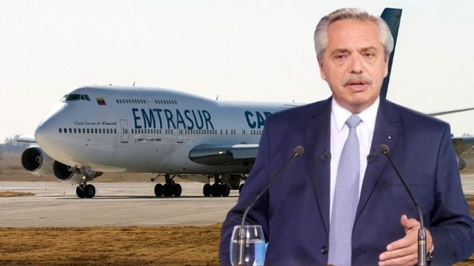 Fernández sobre el avión venezolano retenido: la oposición intentó "mostrar un movimiento oscuro"