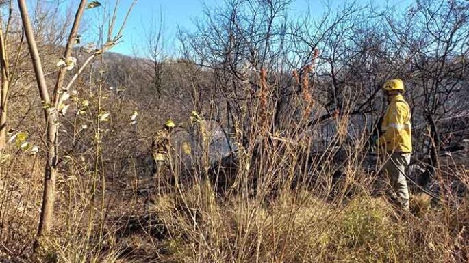 Se registraron dos incendios en el Valle de Punilla