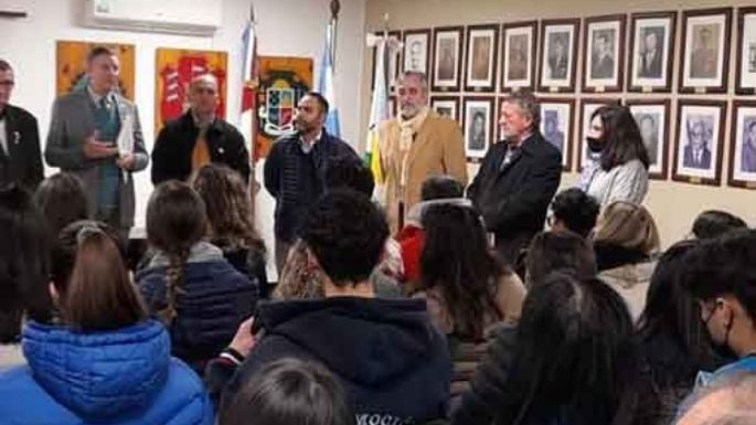 Actividad con estudiantes de intercambio