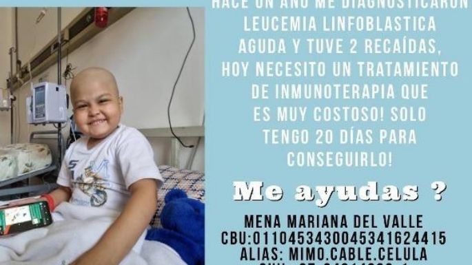 [Vídeo] Piden ayuda para un niño salteño que necesita un tratamiento con urgencia