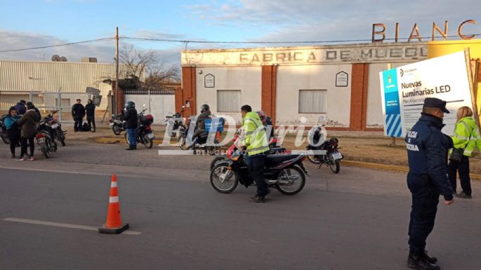 Operativo de seguridad en las calles de Villa Nueva