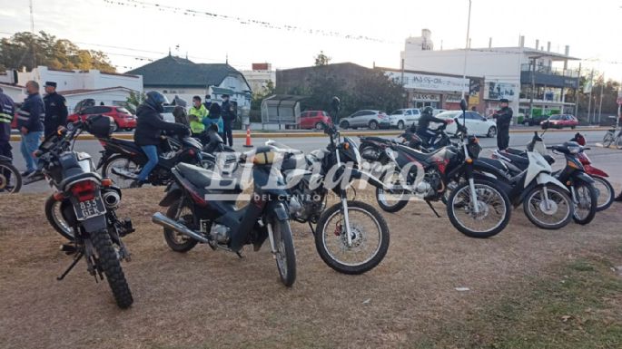 Operativo de seguridad en las calles de Villa Nueva