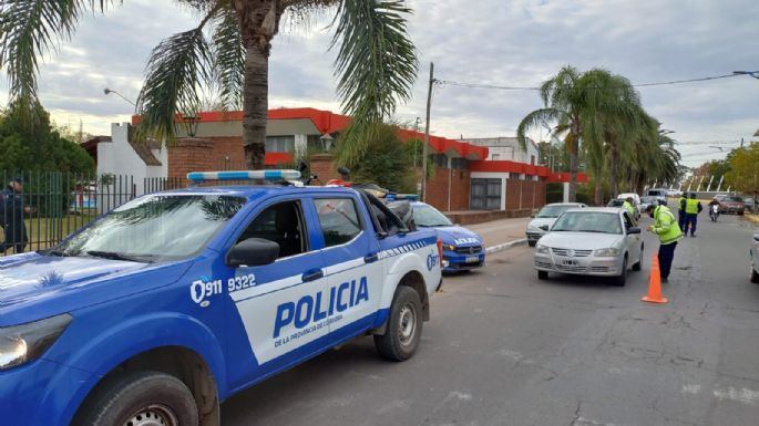 Operativo de seguridad en las calles de Villa Nueva