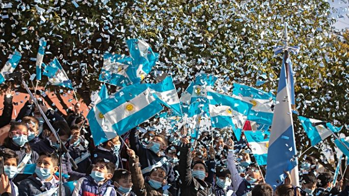 Celebración, con Schiaretti aislado