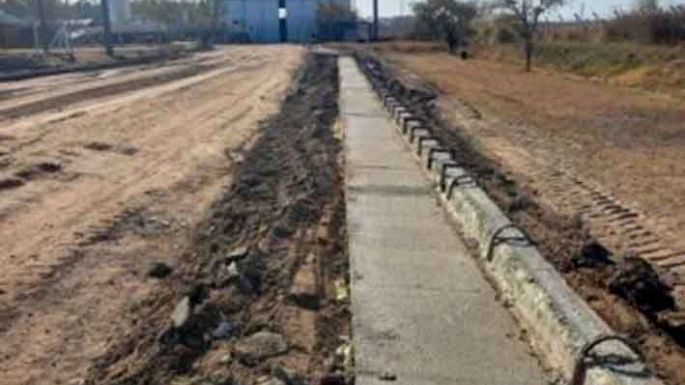Avanzan las obras viales en el Parque Industrial