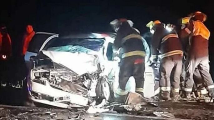 Tres muertos en un choque frontal