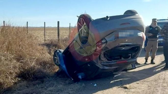 Una víctima fatal y un herido en dos vuelcos