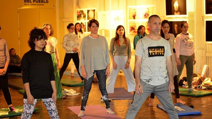 Se celebró el Día Internacional del Yoga