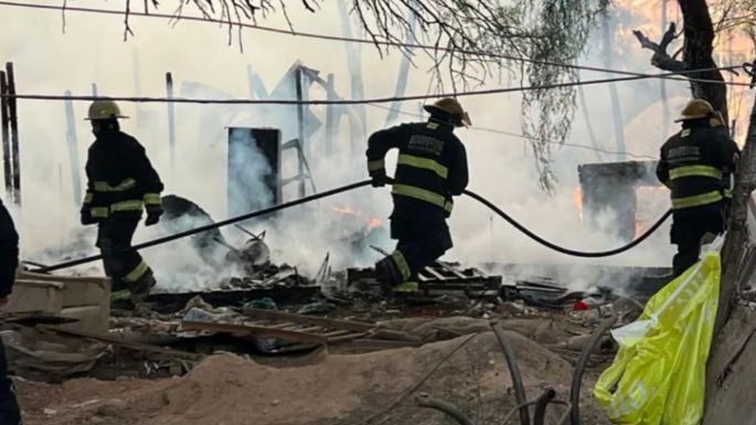 Murió un adolescente en un gran incendio en el asentamiento La Tablita