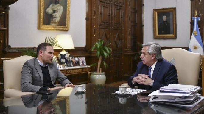 Gill se reunió con el presidente Alberto Fernández