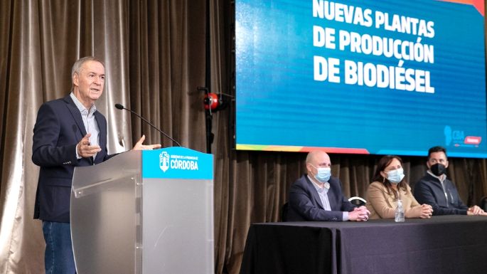 Córdoba construirá 20  plantas para la producción de biodiesel