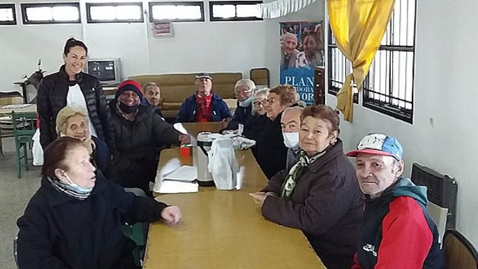 Actividades con los adultos mayores