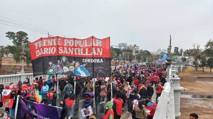 A 20 años del crimen de Kosteki y Santillán organizaciones marcharon ayer en Córdoba