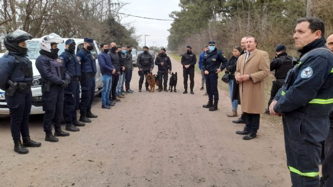 [Vídeos] Buscan a la mujer desaparecida en inmediaciones de la estancia La Negrita