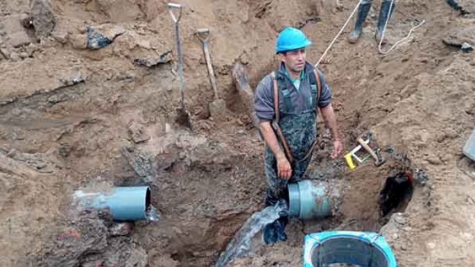 Varias horas sin agua por un error