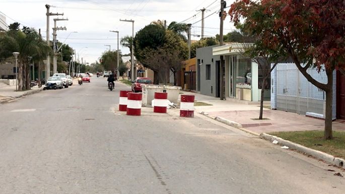 Bacheo en las calles de la ciudad