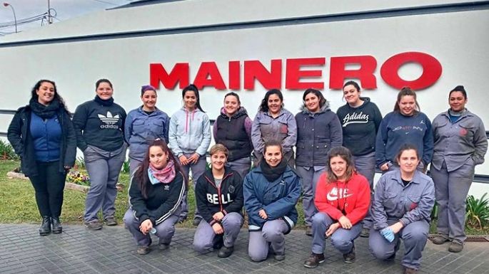Mainero incorporó 14 mujeres en producción