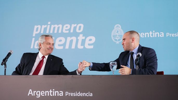 El presidente presentó el proyecto de Renta Inesperada