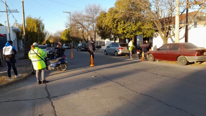 Operativo de seguridad en barrio Lamadrid