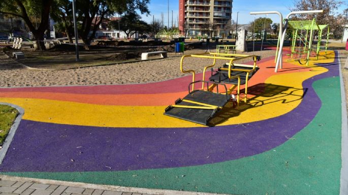Inaugurarán un sector de juegos del Parque Pereira y Domínguez