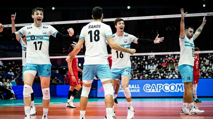 Argentina logró un gran triunfo ante el campeón olímpico Francia
