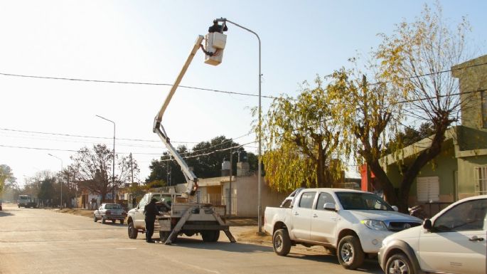 Barrio Botta cuenta con nuevas luminarias led